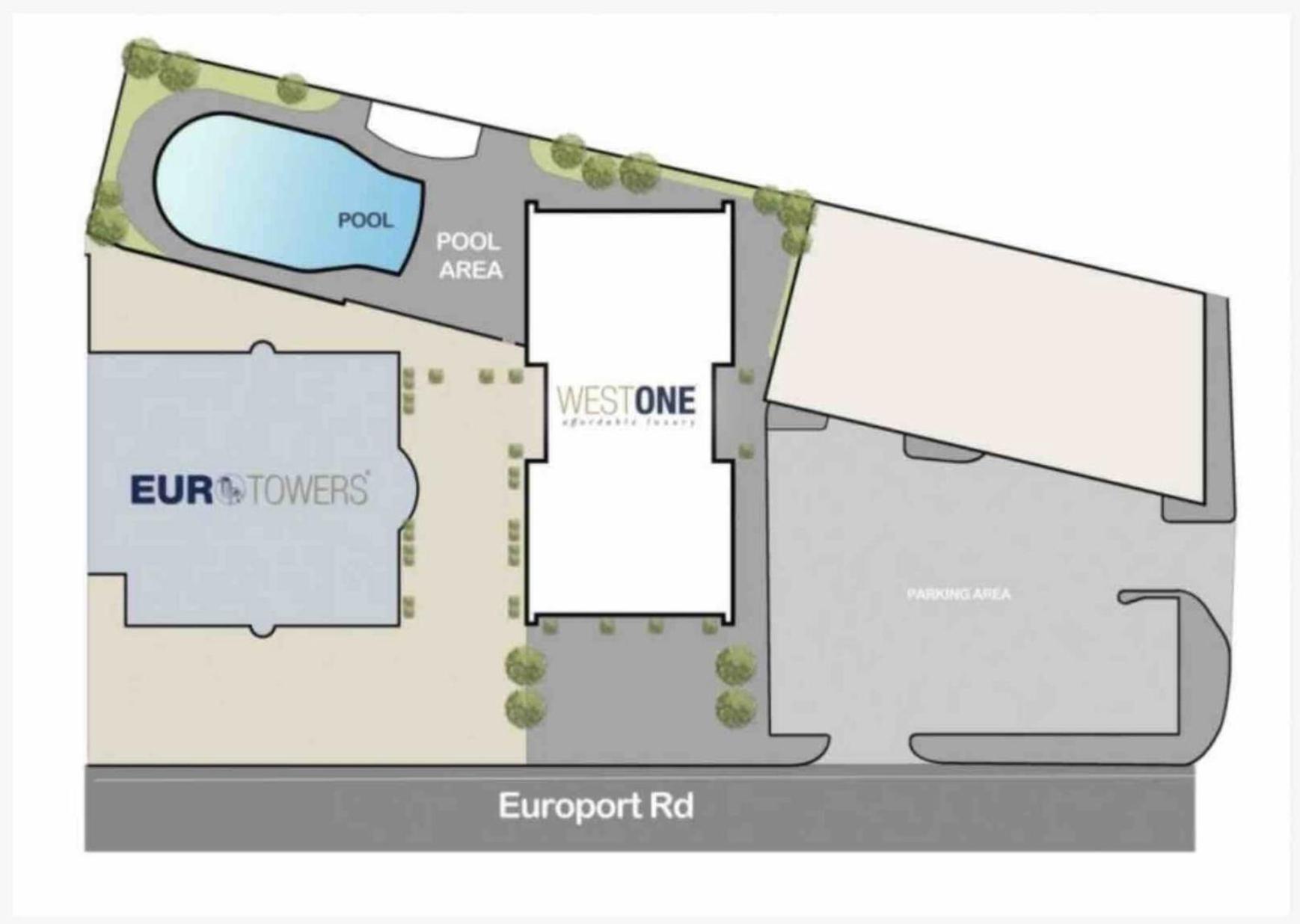 West One Studio Apartments Gibraltar Exterior foto